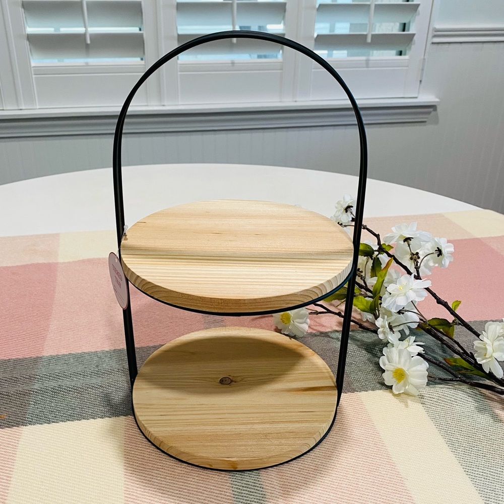 NEW Target Wooden Tiered Tray Bullseye’s Playground - Picture 2 of 6